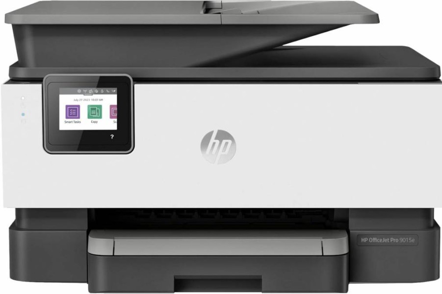 HP OfficeJet Pro 9015e Wireless All-in-One Color Printer with 6 Months Instant Ink, HP+ Ready, 1G5L3A, Gray