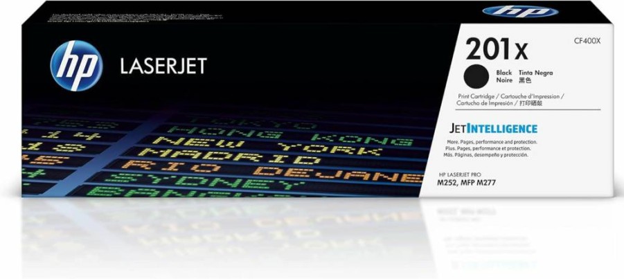 HP CF402X Yellow High-Yield Toner Cartridge | Compatible with HP Color LaserJet Pro M252 & MFP M277 Series | Genuine HP 201X Replacement
