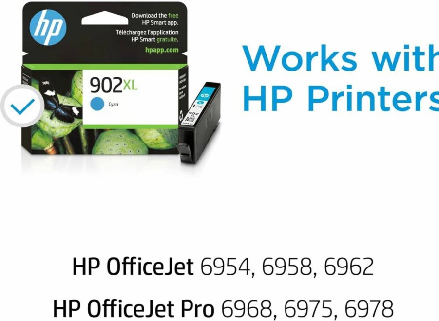 HP 902XL Magenta High-Yield Ink Cartridge | Compatible with HP OfficeJet 6950, 6960, Pro 6960, 6970 Series | T6M06AN | Instant Ink Eligible | Original HP Ink