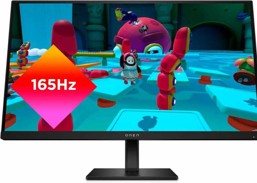 HP OMEN 27Q 27" Gaming Monitor - 2560x1440 QHD, 165Hz, IPS Panel, 99% sRGB, AMD FreeSync Premium, 1ms Response, HDMI/DP, VESA Mountable (2023 Model)
