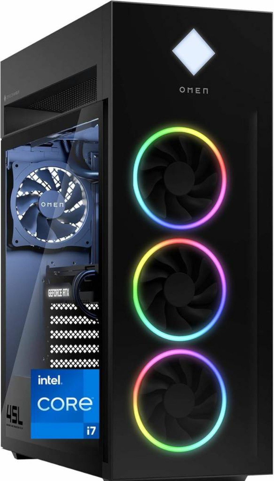 HP OMEN 45L Gaming PC (2024) - Intel Core i7-14700K, RTX 4070 Super, 16GB RAM, 1TB SSD, Windows 11 Pro