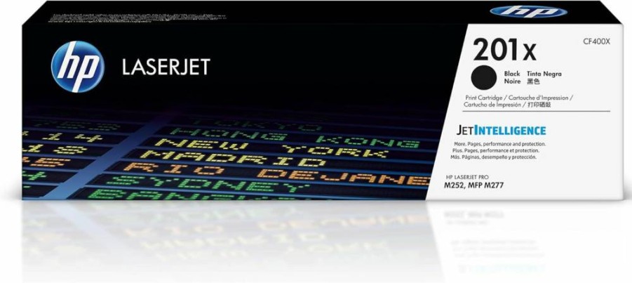 HP CF401X Cyan High-Yield Toner Cartridge | Compatible with HP Color LaserJet Pro M252 & MFP M277 Series | Genuine HP 201X Replacement