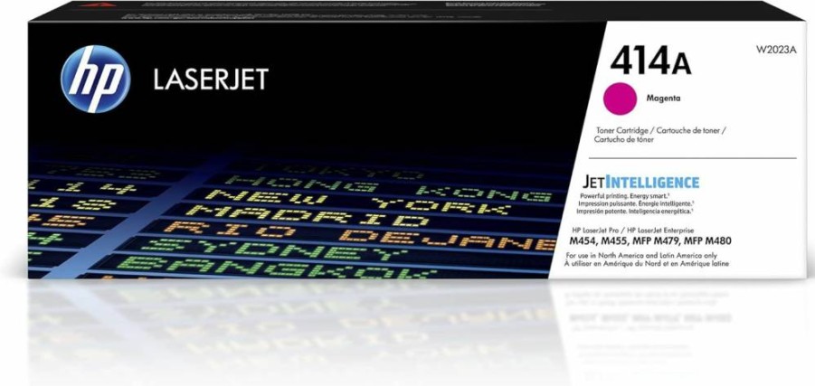 HP 414A Magenta Toner Cartridge W2023A - Compatible with HP Color LaserJet Pro M454, M479 Series & Enterprise M455Dn, M480F Printers