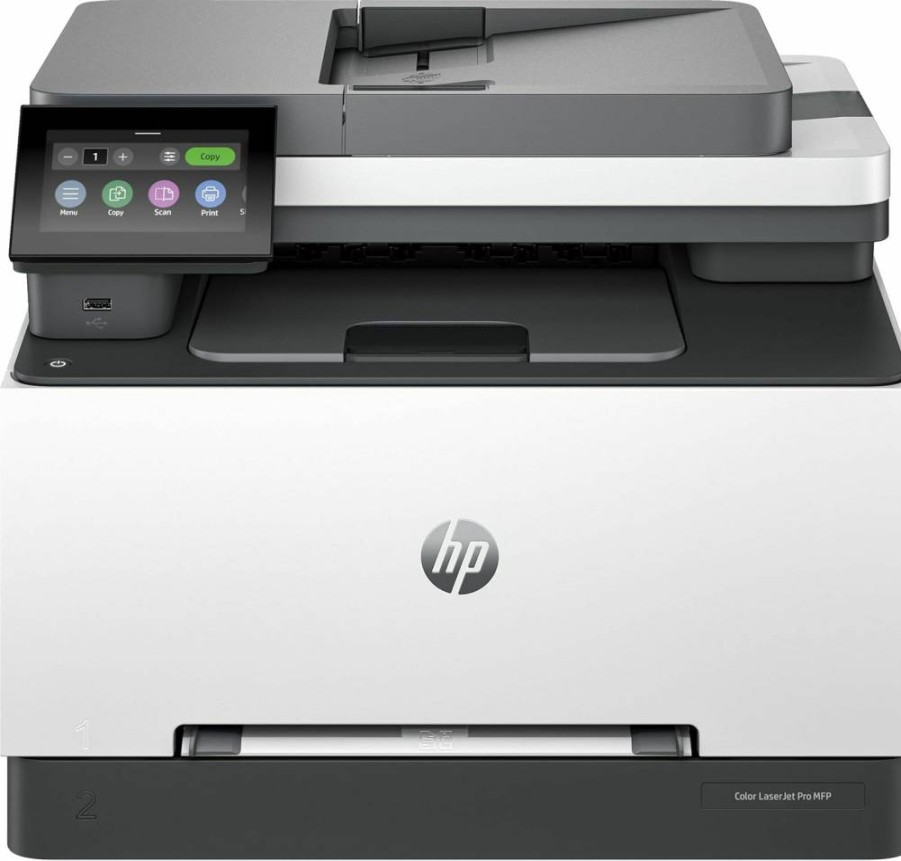 HP Color LaserJet Pro M283fdw Wireless All-in-One Printer with Mobile Printing, Duplex, Scan & Copy, Alexa Compatibility | 7KW75A | White