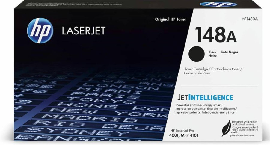 HP 148A Black Toner Cartridge for LaserJet Pro 4001 & MFP 4101 Printers | Compatible with W1480A, 148A | High-Yield LaserJet Toner