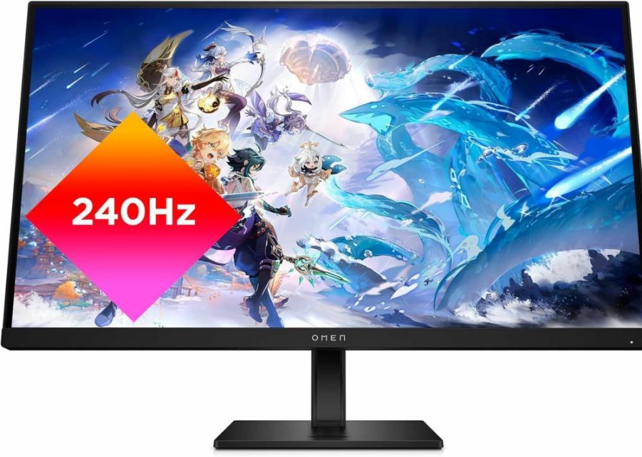 HP OMEN 27S 27-inch FHD Gaming Monitor (1920x1080) 240Hz IPS Panel, 99% sRGB, 95% DCI-P3, 16:9, OMEN Gaming Hub, Black (2023 Model)