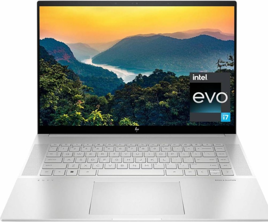 HP Envy 16" Laptop (2023) - Intel Core i7-13700H, 16GB RAM, 512GB SSD, Intel Arc A370M, WQXGA 120Hz Display, Windows 11 Home, Silver - 16-H1010Nr
