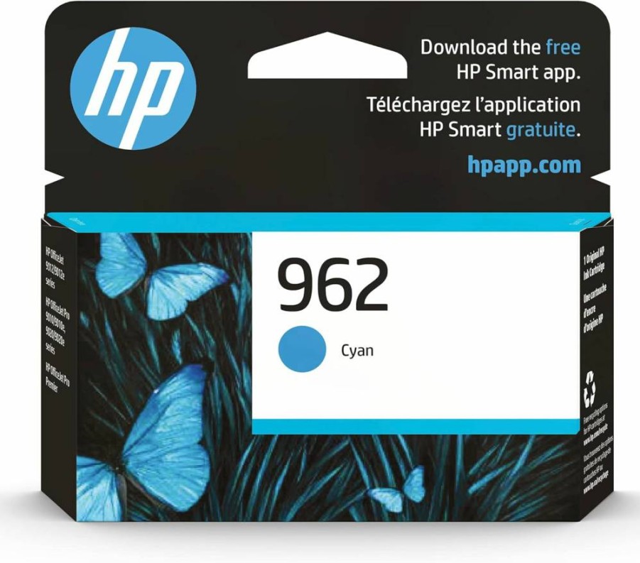 HP 962 Cyan, Magenta, Yellow Ink Cartridges Trio - Compatible with OfficeJet 9010, 9020 Printers | Original HP Ink | Instant Ink Eligible | 3Yp00AN