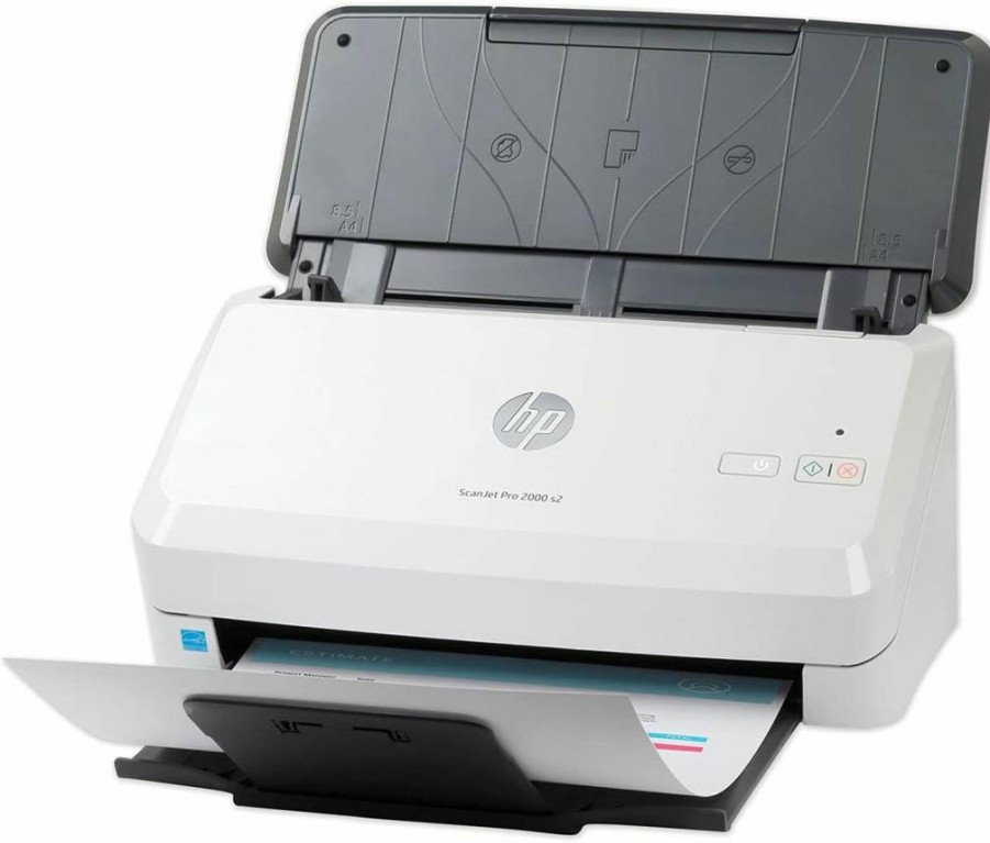 HP ScanJet Pro 3000 S4 (6FW07A) Color Duplex Document Scanner with 50-Page ADF, 40ppm, USB 3.0, TWAIN/ISIS Drivers for Receipts, Photos & Cards
